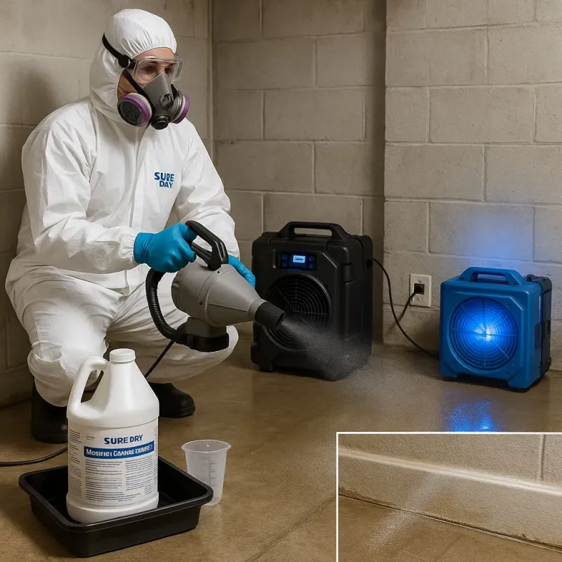 Sanitization and Odor Removal process in West Milwaukee, WI
